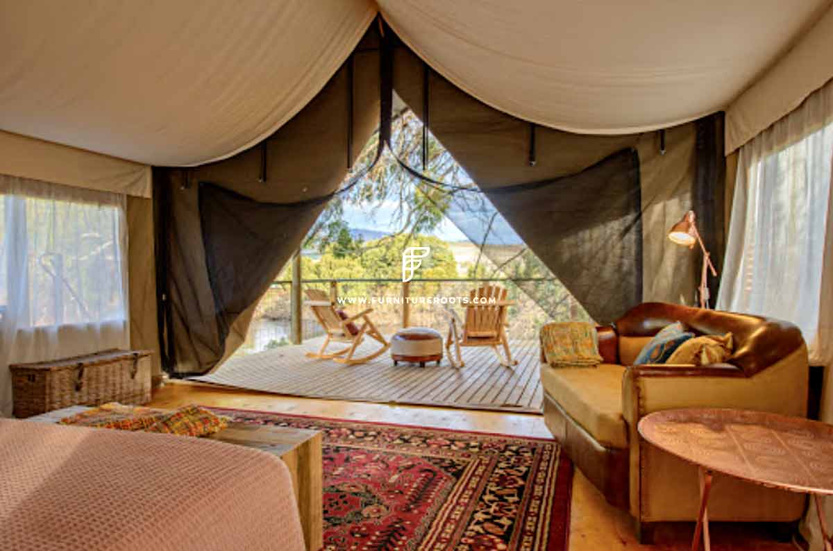 Bespoke Glamping Tent Furniture Project by FurnitureRoots