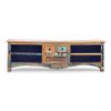 FR Cabinets Series Reclaimed Wood Media & Entertainment Console in Distressed Finish