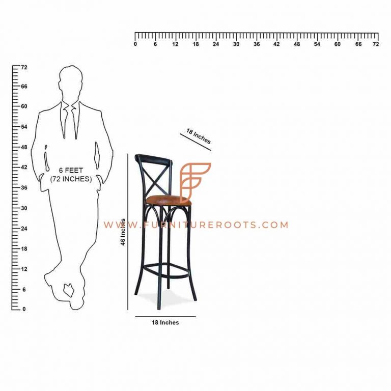 BuilttoLast Metal Bar Chair Microbrewery & Brewpub Bar Chairs