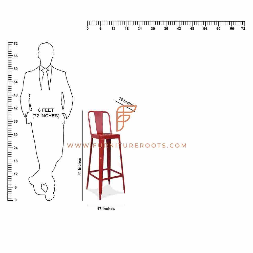 Silla de bar modernista exclusiva