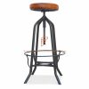 Classical Iron Frame Bar Stool
