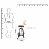 Classical Iron Frame Bar Stool