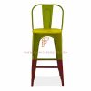 Elegant Metal Wooden Bar Chair