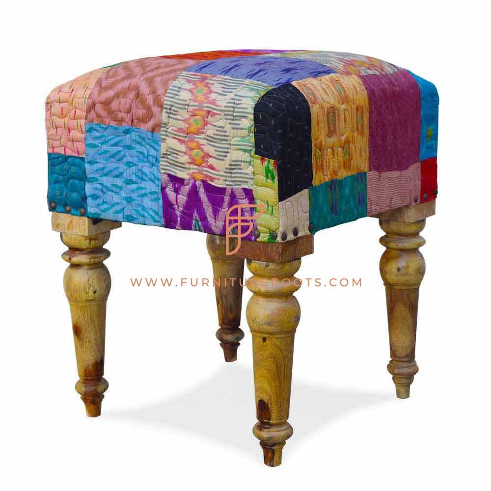 Traditional Gudri Stool