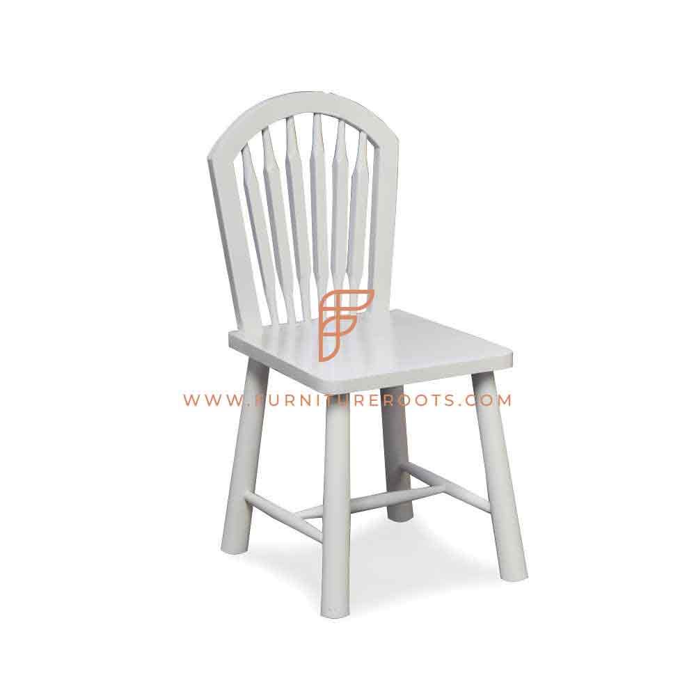 FR Chairs Series Windsor Dining Chair in White Gloss Finish