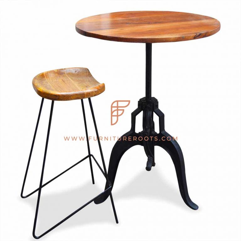 RockSolid Metal Dining Set Restaurant Wood Tables Wholesale