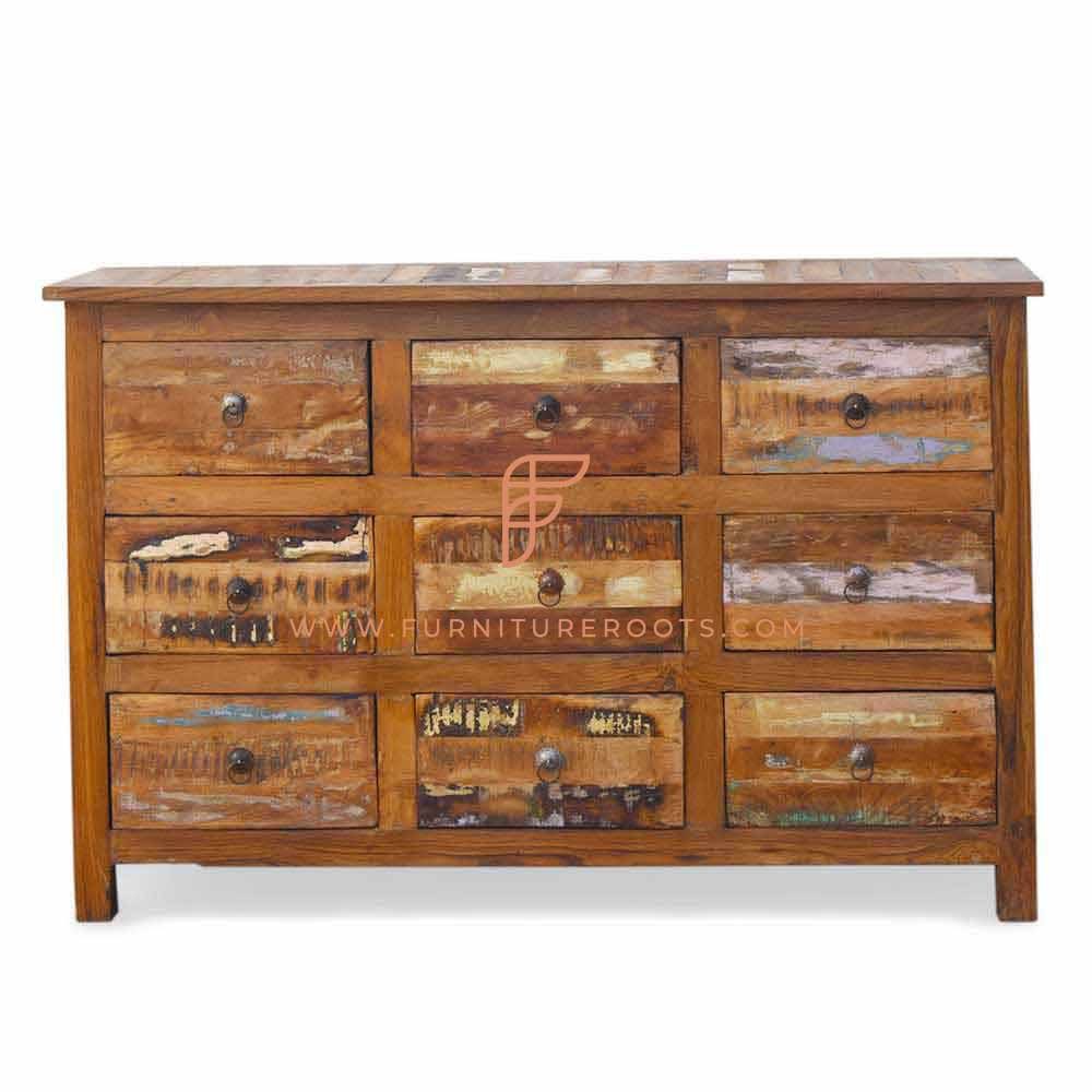 Rare Multicolored Reclaimed Sideboard