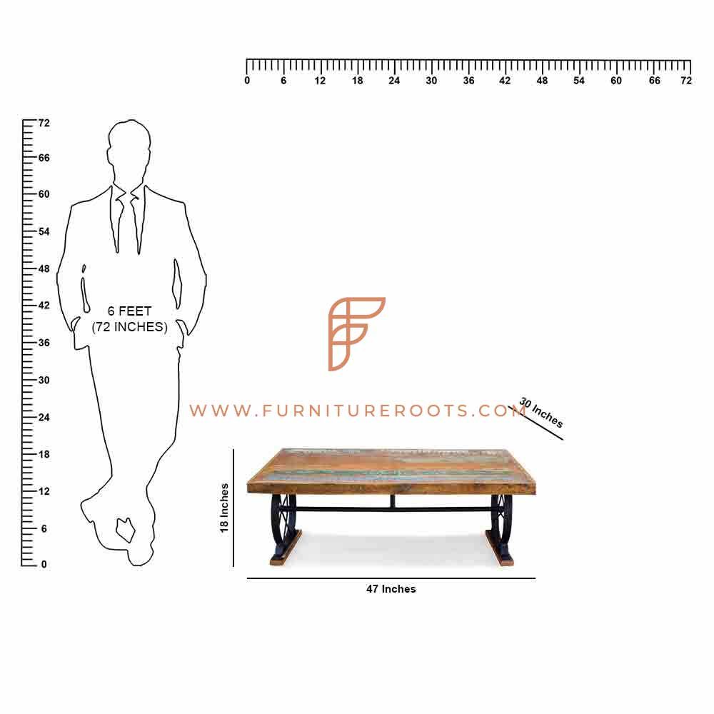 Table centrale récupérée raffinée