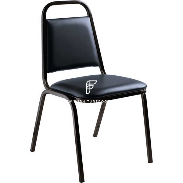 Buy FR Banquet Chairs Series Trapezoidal Back Black Stacking Banquet