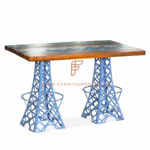 table basse de style tour eiffel