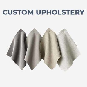 Custom Leather Vinyl or Fabric Options