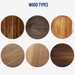 Variety of Wood Options